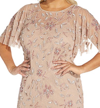 Load image into Gallery viewer, Adrianna Papel Blush Floral Godet Gown Sizes 14/16/20
