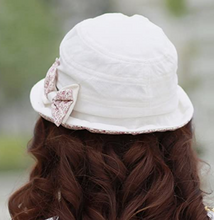 Load image into Gallery viewer, Cotton Bucket Hat w/Bow
