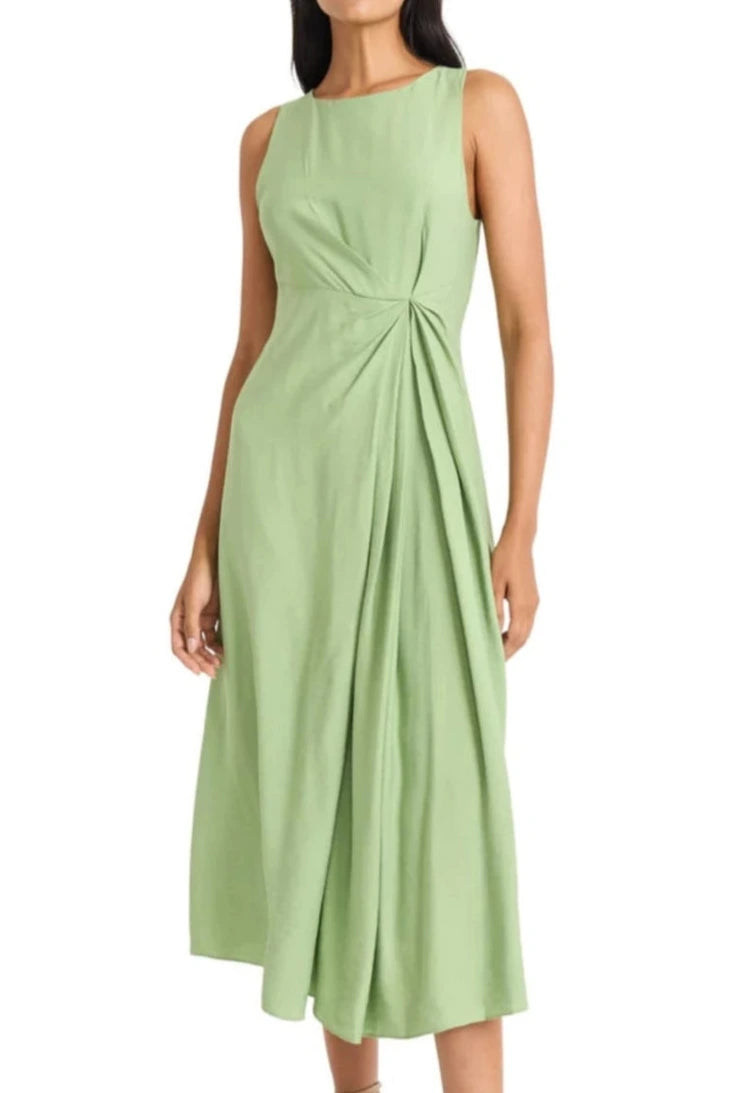 Maggy London Sleeveless Pleated Day Dress