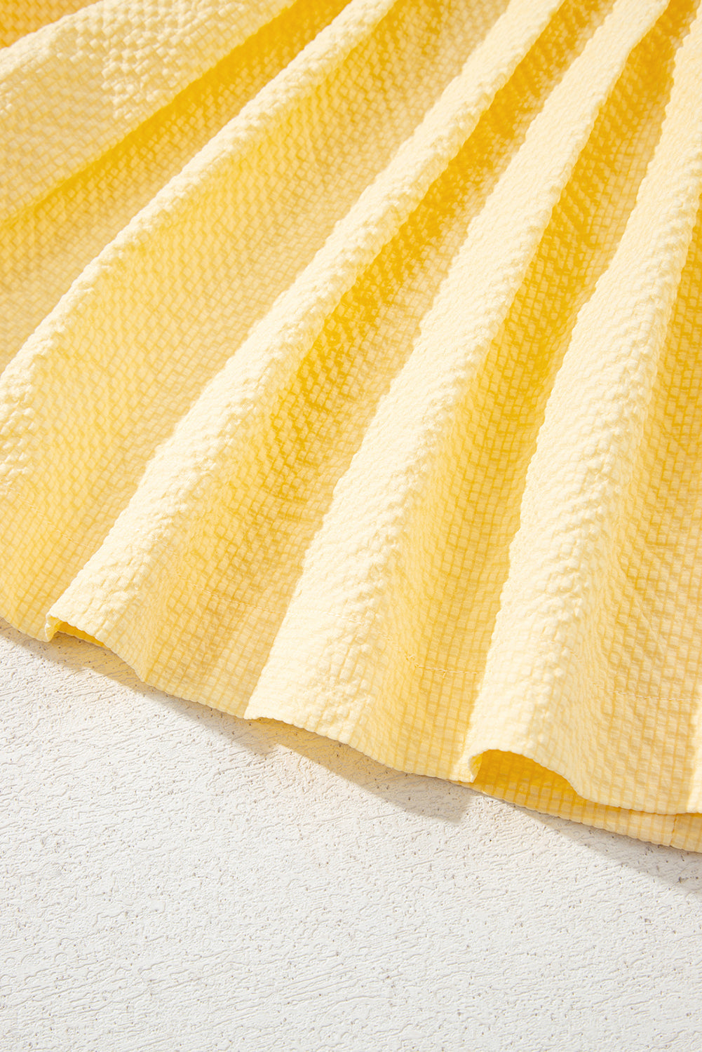 LAST ONES Threaded Pear's Kenzie Notched Pleated Tank Top