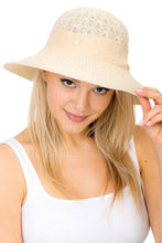Load image into Gallery viewer, Great Price! Ladies Crochet Fabric, Day Hat
