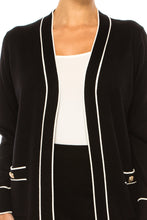Load image into Gallery viewer, Vila Milano Contrast Trim Cardigan, See Both Colors!
