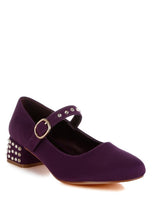 Load image into Gallery viewer, Rag Company, Sima Studded Mary Jane Pumps See Colors!  Whole Sizes Only
