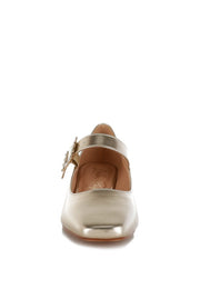 Rag Company Diamante-Brooch Metallic Mary Jane Pumps, SEE ALL 3 COLORS, Whole Sizes Only