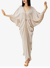 Load image into Gallery viewer, 1920s Style Satin Cocoon Kimono Gown
