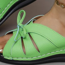 Load image into Gallery viewer, Bow Tie, Open-Toe, Low Heel Sandals See Color Choices!  Women&#39;s Summer, Spring Footwear

