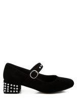 Load image into Gallery viewer, Rag Company, Sima Studded Mary Jane Pumps See Colors!  Whole Sizes Only
