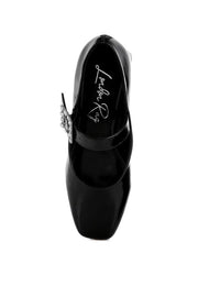 Rag Company Diamante-Brooch Metallic Mary Jane Pumps, SEE ALL 3 COLORS, Whole Sizes Only