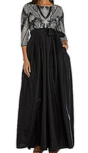 Load image into Gallery viewer, RM Richards Black on Ivory Illusion Formal Gown Sizes 14 &amp; 16 - Women&#39;s Party, Events, Black Tie, Plus
