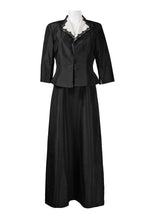Load image into Gallery viewer, J ROSE 2PC Embroidered Taffeta Maxi Formal ONLY Dress Size M/10 Women&#39;s Apparel
