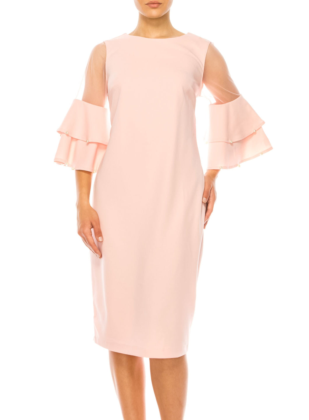 Jessica Rose Pearl Bell Sleeve Day Dress Sizes 8/10/12