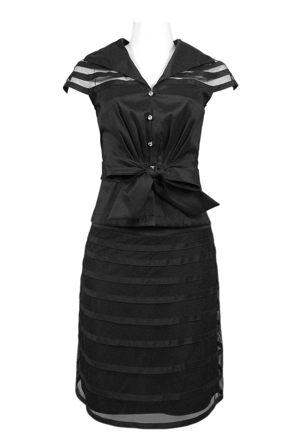 Karen Miller Milla Belle 2PC, Black Day Dress ONLY Size 8 & 12 Remaining ! Women's Apparel