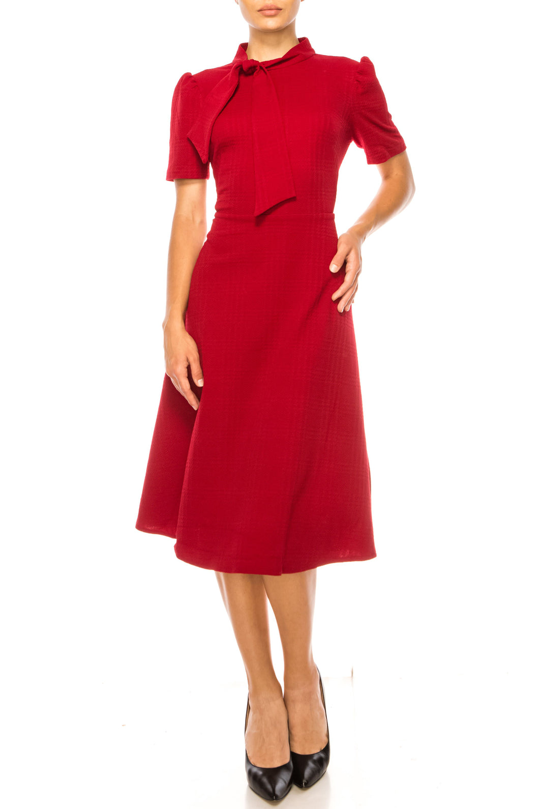 Maggy London Classic A-Line Day Dress Navy or Red Sizes 6/8/14 Remaining!