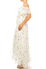 Load image into Gallery viewer, Maison Tara Off-Shoulder Floral Maxi See Both Colors!

