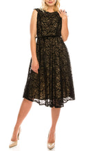 Load image into Gallery viewer, Maison Tara Velveted Lace Party Evening Dress, ONLY Sizes 4 &amp; 6  Women&#39;s Cocktail Attire, Apparel
