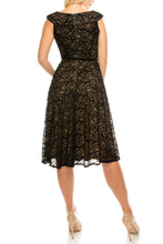Load image into Gallery viewer, Maison Tara Velveted Lace Party Evening Dress, ONLY Sizes 4 &amp; 6  Women&#39;s Cocktail Attire, Apparel
