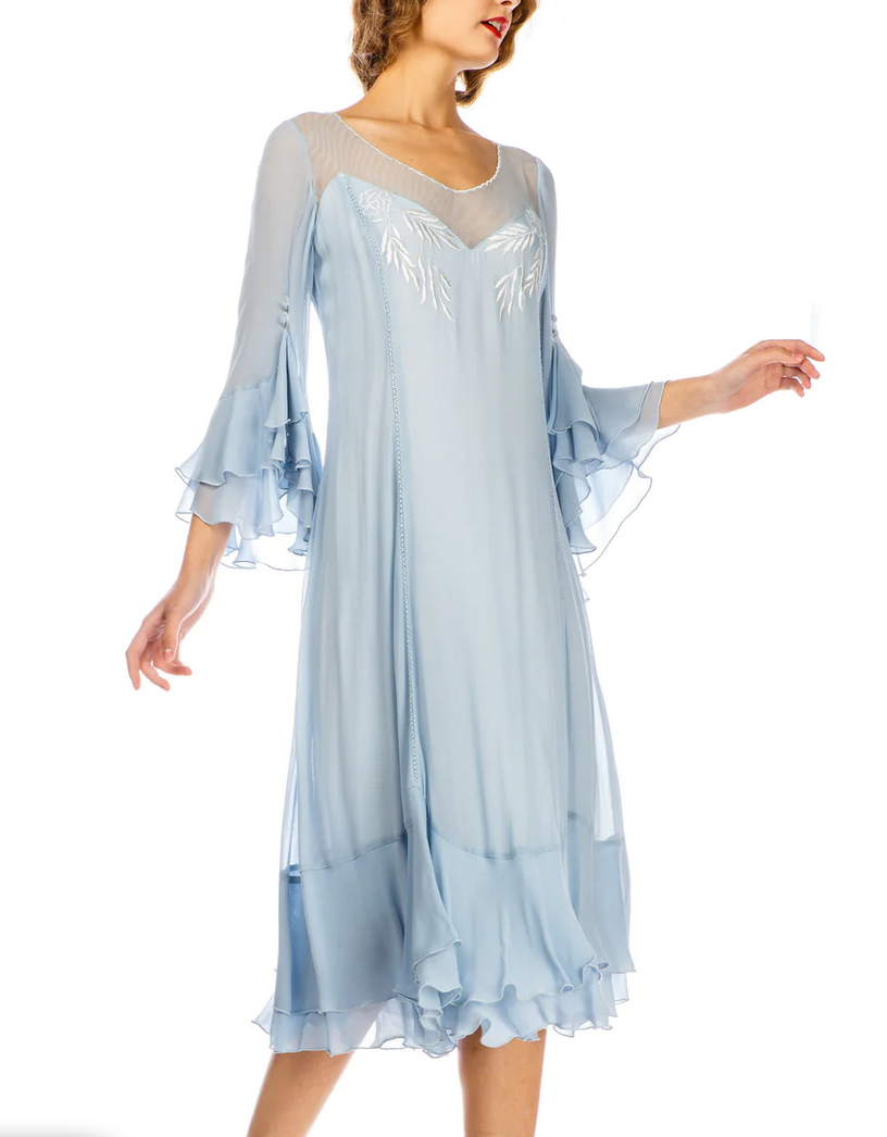 LAST ONE! Nataya Sky Blue Muli-Use, Midi Day Dress