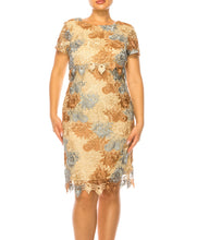 Load image into Gallery viewer, Phase Seven Lace Embroidered Mini Day Dress
