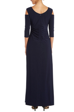 Load image into Gallery viewer, RM Richards Navy or Red Embellished Cold Shoulder - Formal Women&#39;s Party, Cocktail, Special Events
