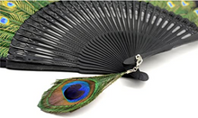 Load image into Gallery viewer, Silk &amp; Bamboo Handfan
