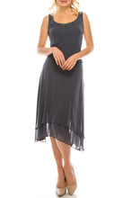 Load image into Gallery viewer, SLNY 2PC Steel Cocktail Midi Day Dress Women&#39;s Party, Special Events
