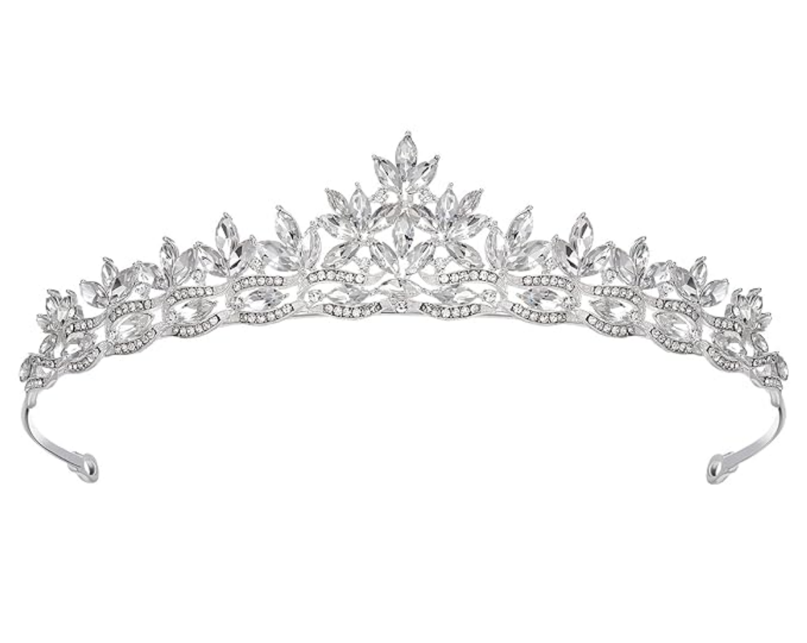 LAST ONE! SweetV Accessories, Petite Silver Tiara Women's Bridal, Gatsby Formal Events