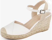 Load image into Gallery viewer, A+ Espadrilles Closed-Toe Wedge Sandals, Spring, Summer Shoes Women&#39;s Footwear
