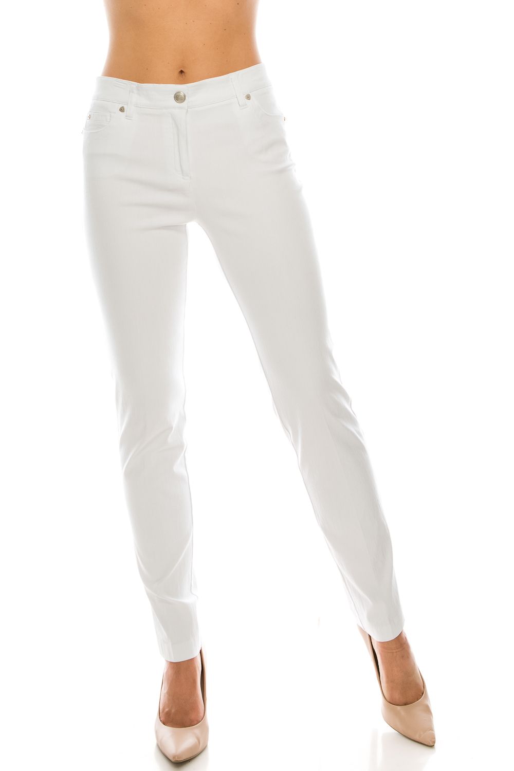 Zac & Rachael White Faux-Denim Jeggings, Sizes 6 & 12 Available, Women's Apparel, Casual Pants, Attire, Leggings