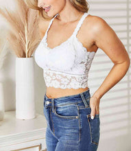 Load image into Gallery viewer, Last ONE 2XL/3XL Remaining, JadyK White Crisscross Lace Bralette
