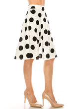 Load image into Gallery viewer, Moa Collection Big Dots Knee Length Skirt SM/M/LG   USA 🇺🇸

