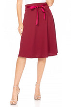 Load image into Gallery viewer, Moa Collection A-line Skirt w/Bow Tie, See Colors! SM/M/LG
