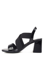 Load image into Gallery viewer, Elastic Straps Block Heel Sandals See Colors
