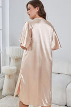 Load image into Gallery viewer, Flutter Sleeve V-Neck Side Slit Night Gown x2 Colors
