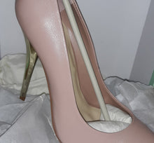 Load image into Gallery viewer, 4.5&quot; spikes symphony stilettos only size 8
