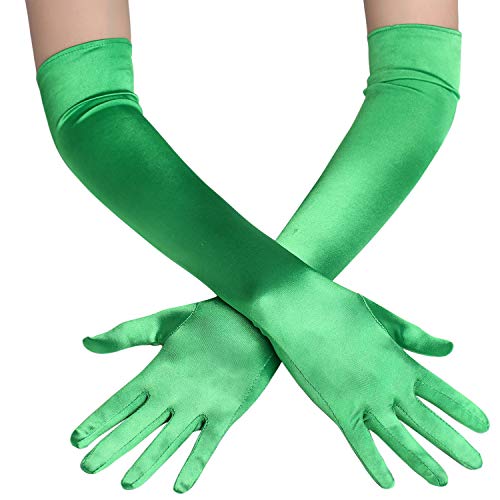 classic long opera satin gloves choose color