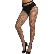Load image into Gallery viewer, fishnet stockings high waist a-black005
