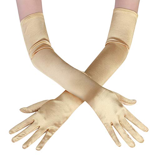 classic long opera satin gloves choose color