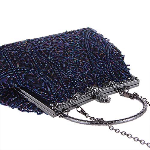 flapper style clutch see colors blue