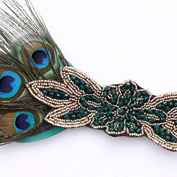 handmade, peacock feather headband, see more