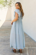 Load image into Gallery viewer, Sweet Lovely By Jen,  Butterfly Sleeve Maxi Dress Only SM &amp; Med Remaining
