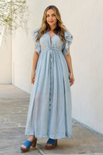 Load image into Gallery viewer, Sweet Lovely By Jen,  Butterfly Sleeve Maxi Dress Only SM &amp; Med Remaining

