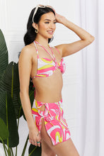 Load image into Gallery viewer, Marina West Retro Print Bikini and Skirt Set
