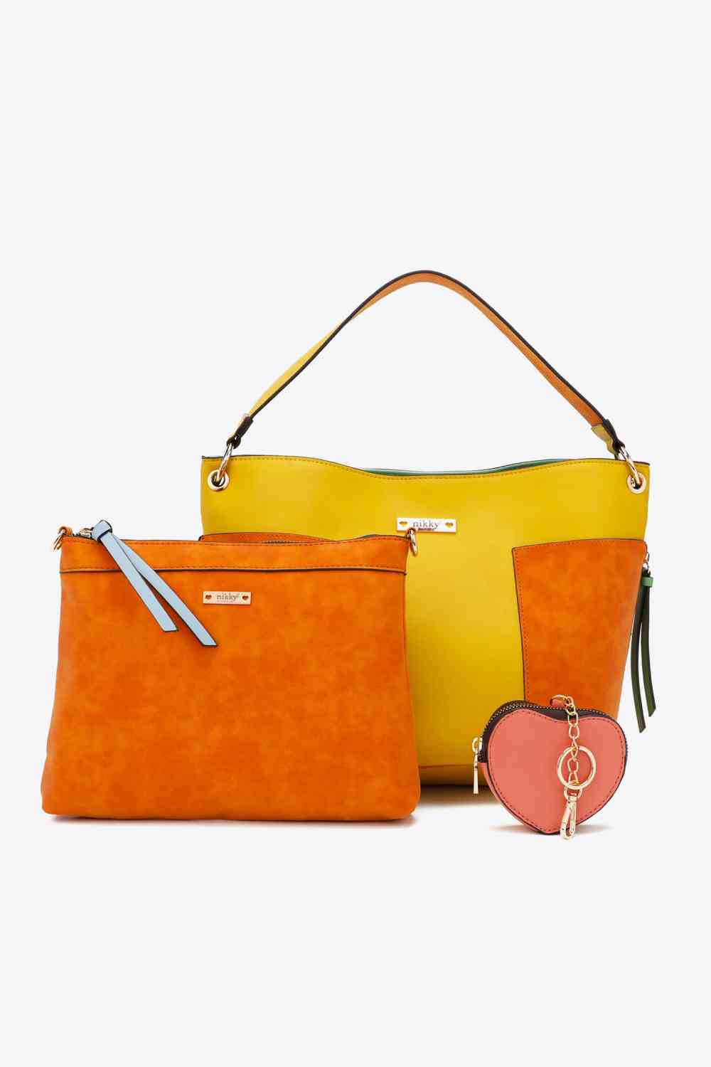 Nicole Lee USA Sweetheart Handbag 3PC Set Women's Accessories, See All Colors!