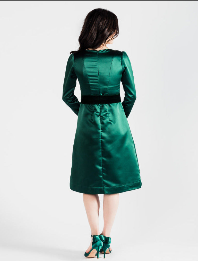 paris bloom noel party dress sm/med