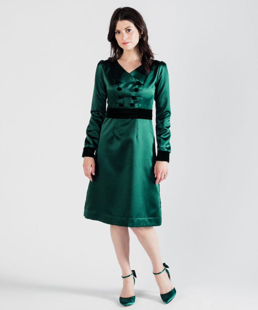 paris bloom noel party dress sm/med