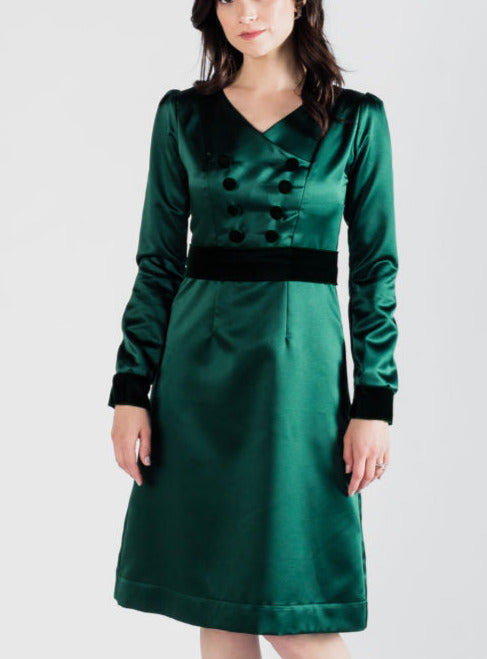 paris bloom noel party dress sm/med