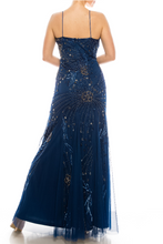 Load image into Gallery viewer, night flight mermaid beaded gown size 16
