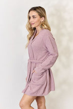 Load image into Gallery viewer, Hailey &amp; Co Tie Front Long Sleeve Robe Women&#39;s Intimates, Lounging Apparel
