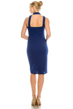 Load image into Gallery viewer, bebe blue strappy day dress size 6
