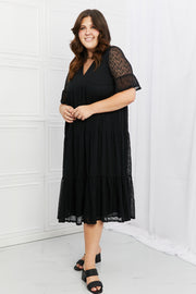 P & Rose Lovely Lace Black Tiered Day Dress USA 🇺🇸 SM/MED/3XL Remaining
